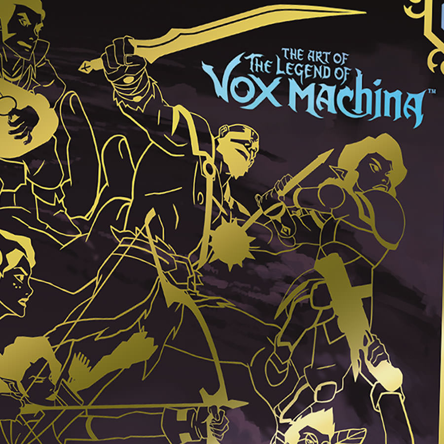 Critical Role The Art of The Legend of Vox Machina (Deluxe Edition) Book  (Prototype Shown) View 5