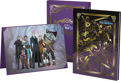 Critical Role The Art of The Legend of Vox Machina (Deluxe Edition) Book  (Prototype Shown) View 6
