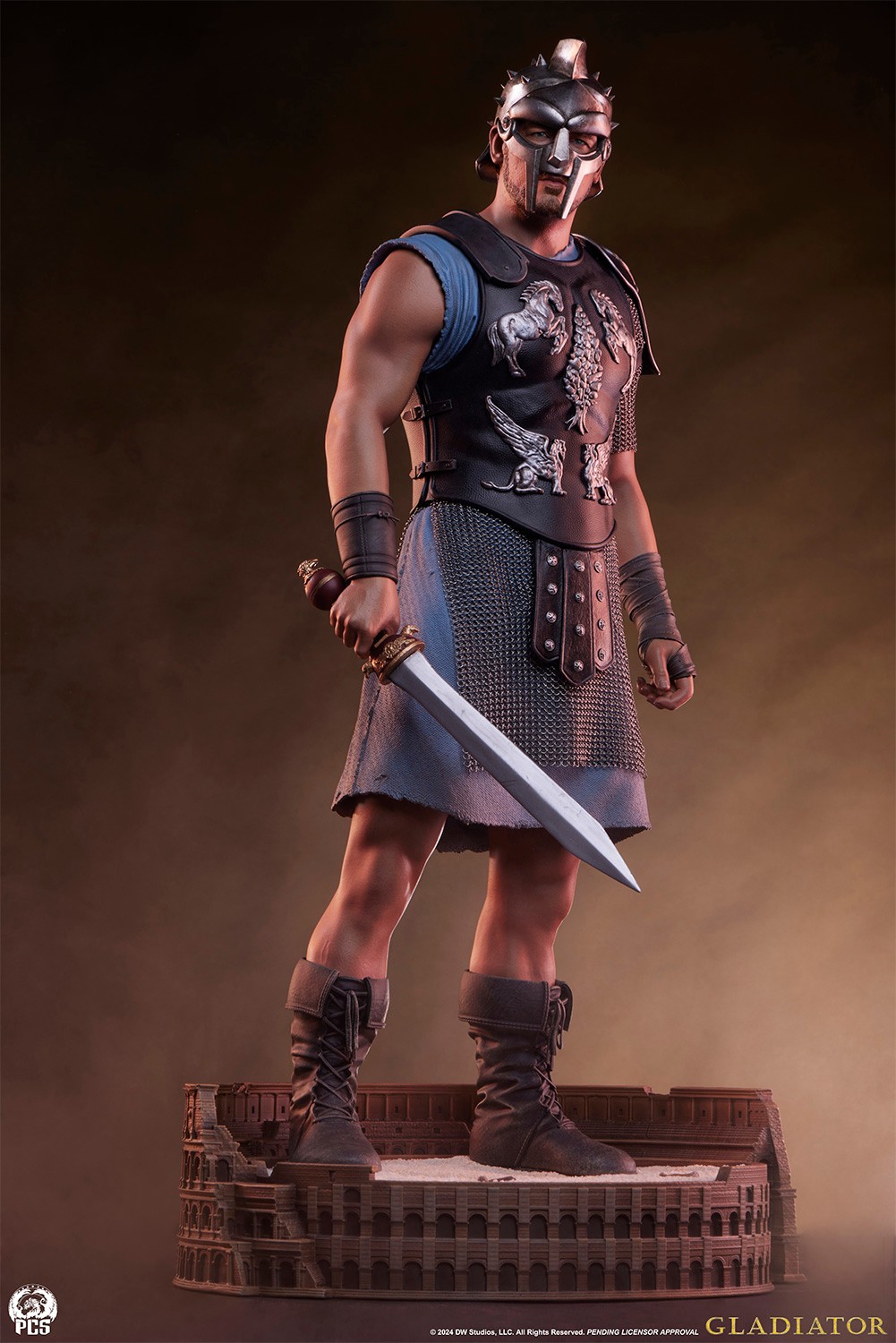 Gladiator Maximus 1:3 Scale Statue  (Prototype Shown) View 1
