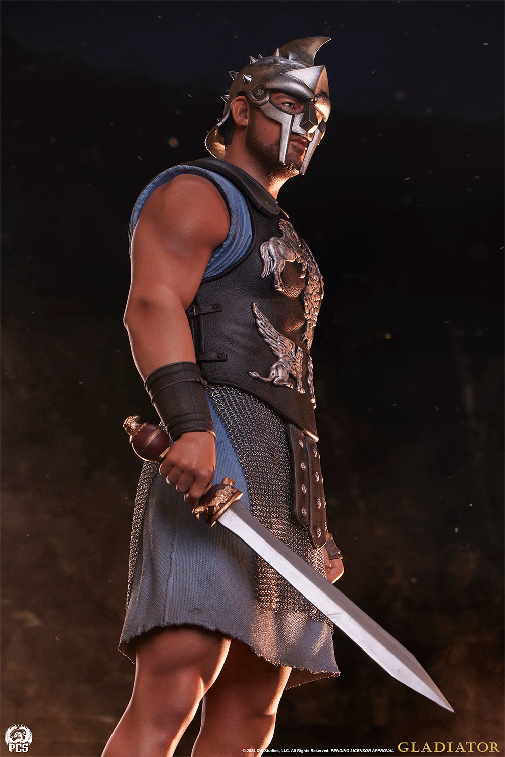 Gladiator Maximus 1:3 Scale Statue  (Prototype Shown) View 4