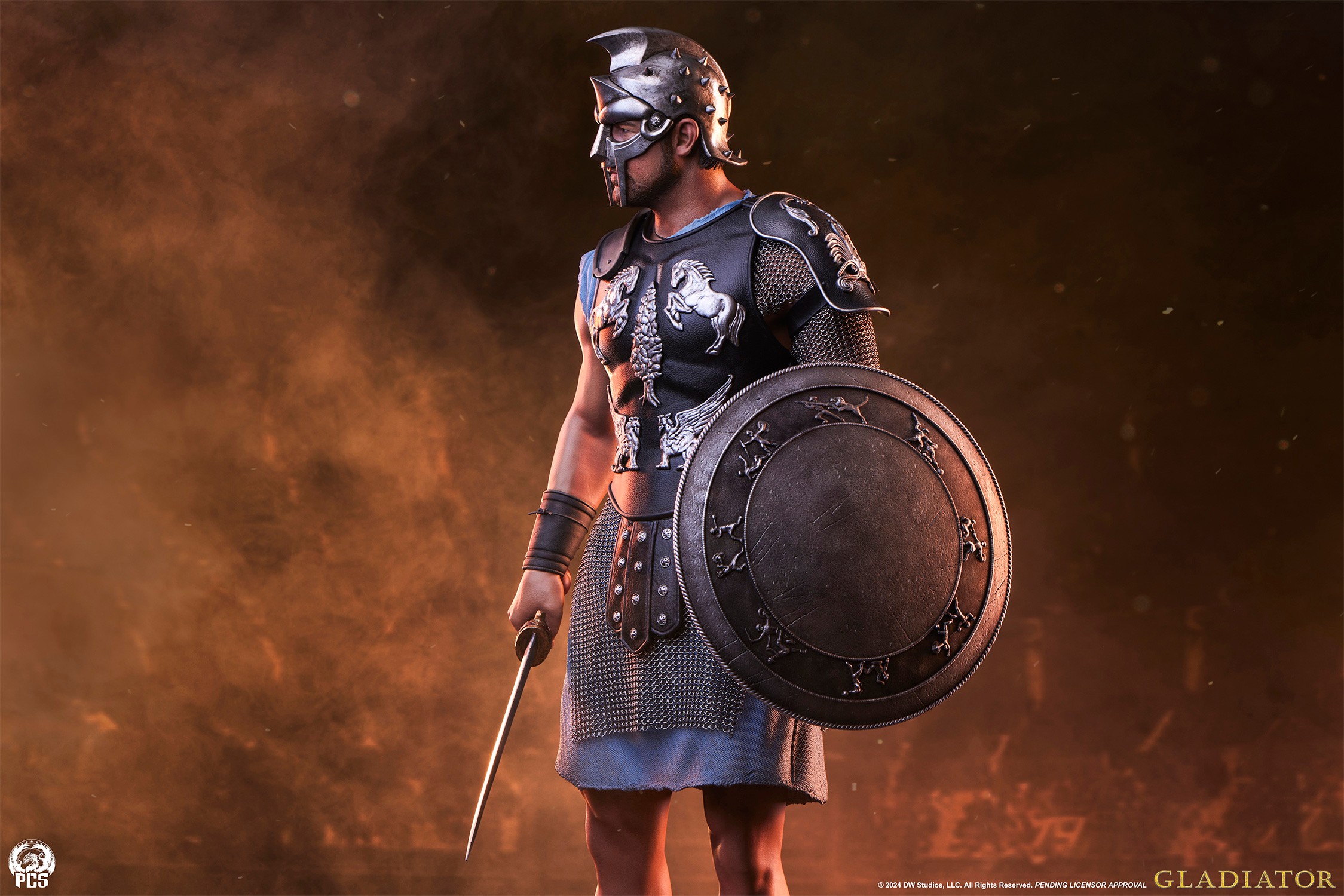 Gladiator Maximus 1:3 Scale Statue  (Prototype Shown) View 5