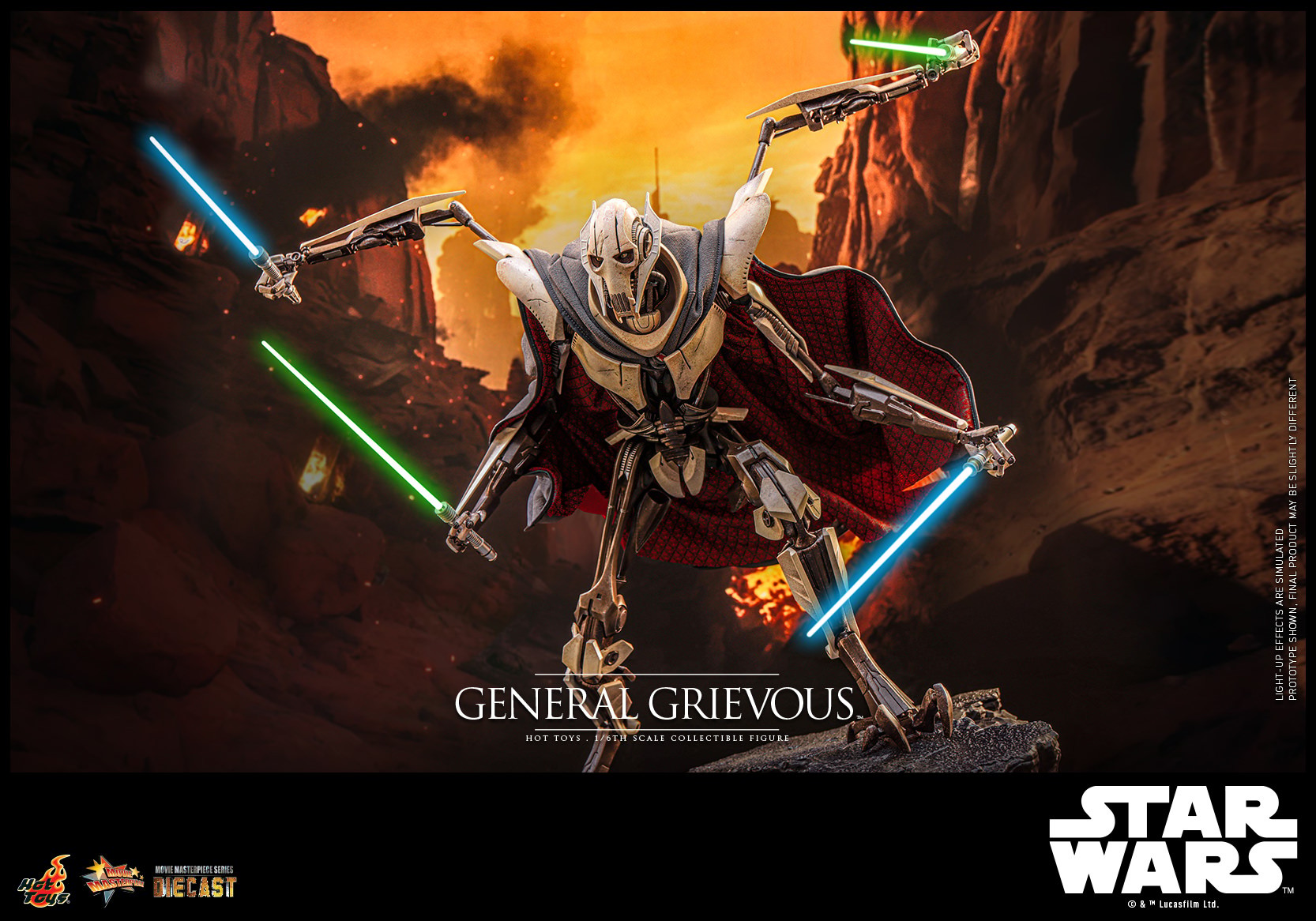 Star Wars General Grievous™ Sixth Scale Figure  Collector Edition (Prototype Shown) View 3