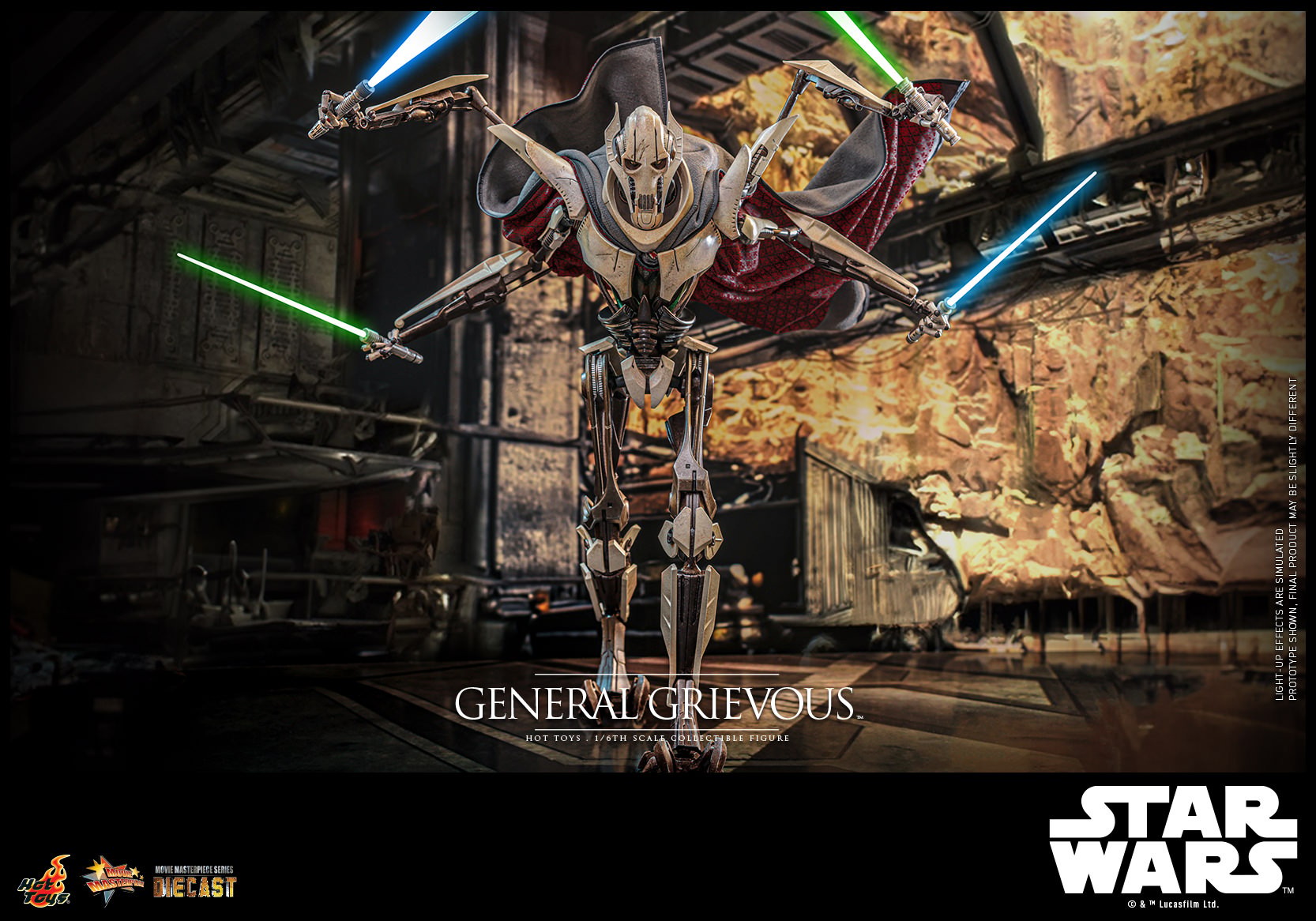 General Grievous Sixth Scale Figure by Hot Toys | Sideshow