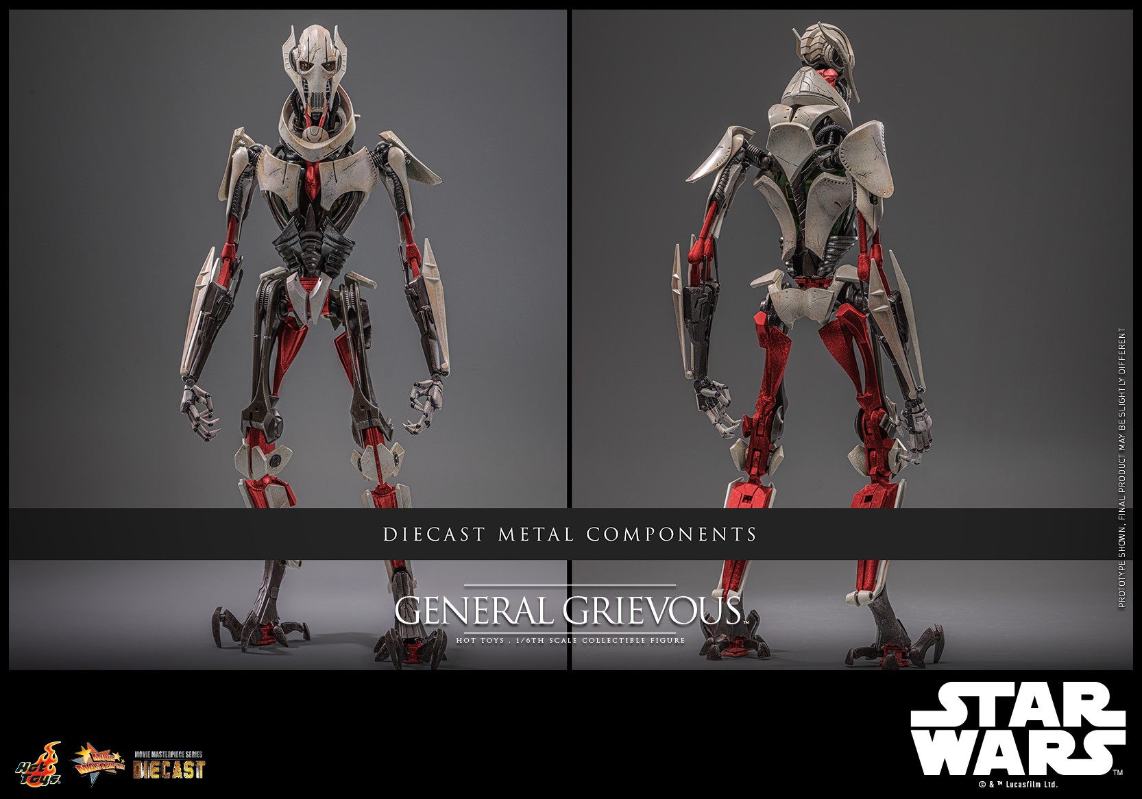 Star Wars General Grievous™ Sixth Scale Figure  Collector Edition (Prototype Shown) View 13