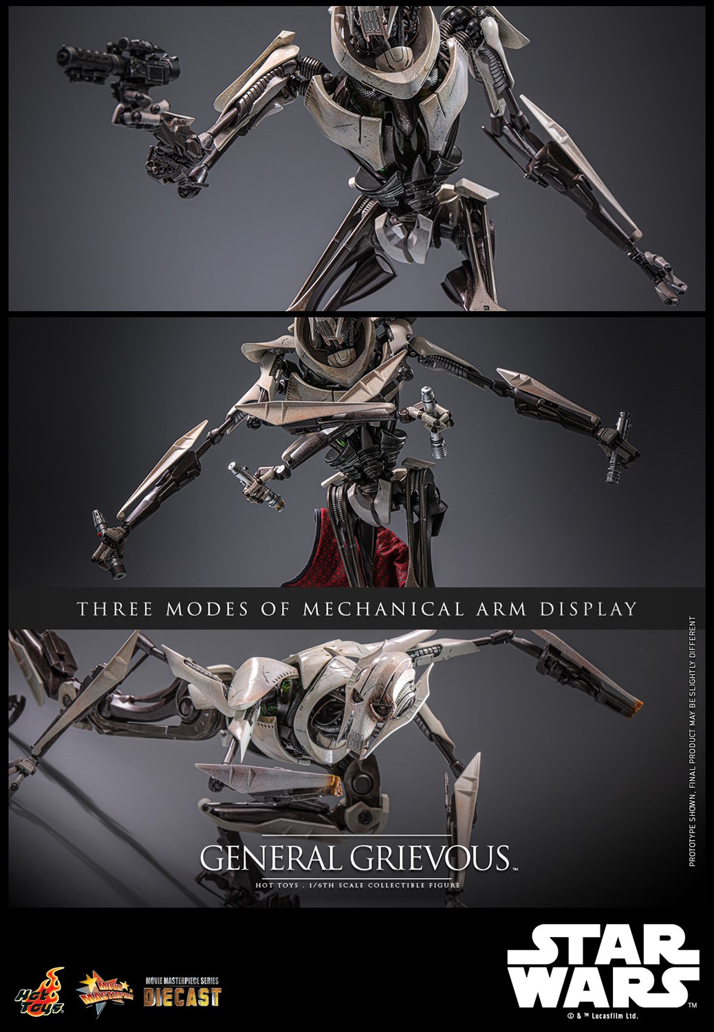 SIDESHOW.　SW1/6＃110 グリーヴァス将軍 SIDESHOW STAR WARS GENERAL GRIEVOUS 1/6 SCALE 12