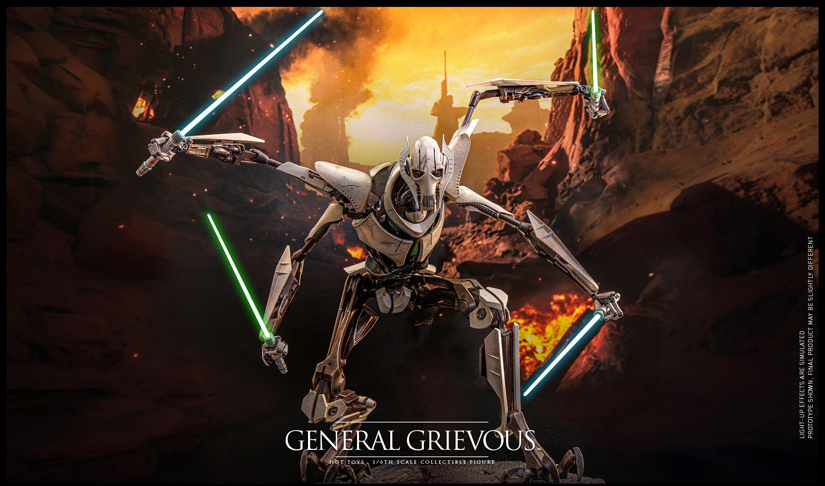 Star Wars General Grievous™ (Special Edition) Sixth Scale Figure  (Prototype Shown) View 1