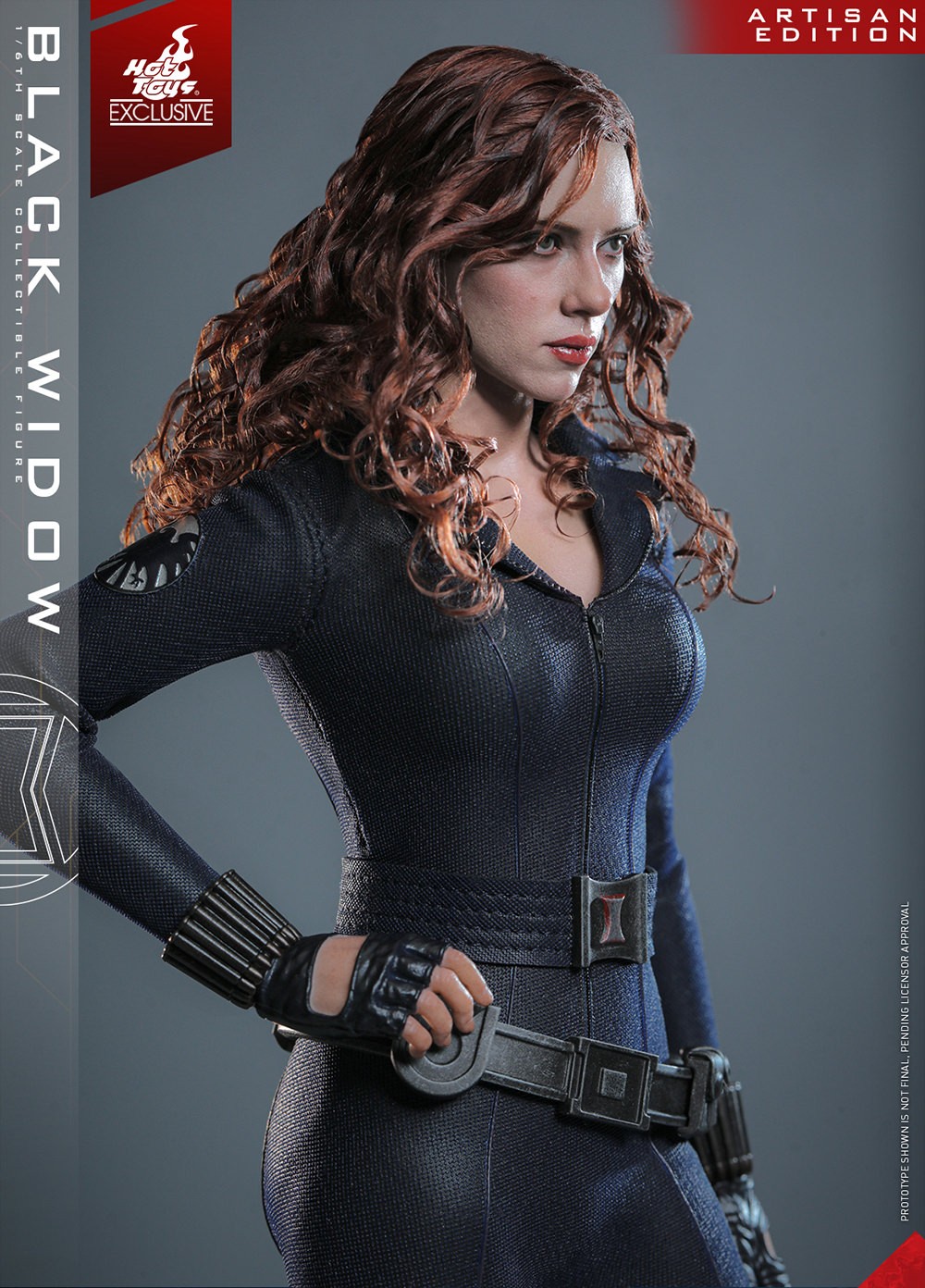 BLACK WIDOW 1/6スケールフィギュア Amazon.com: Hot Toys Avengers Black Widow Movie Masterpiece Series