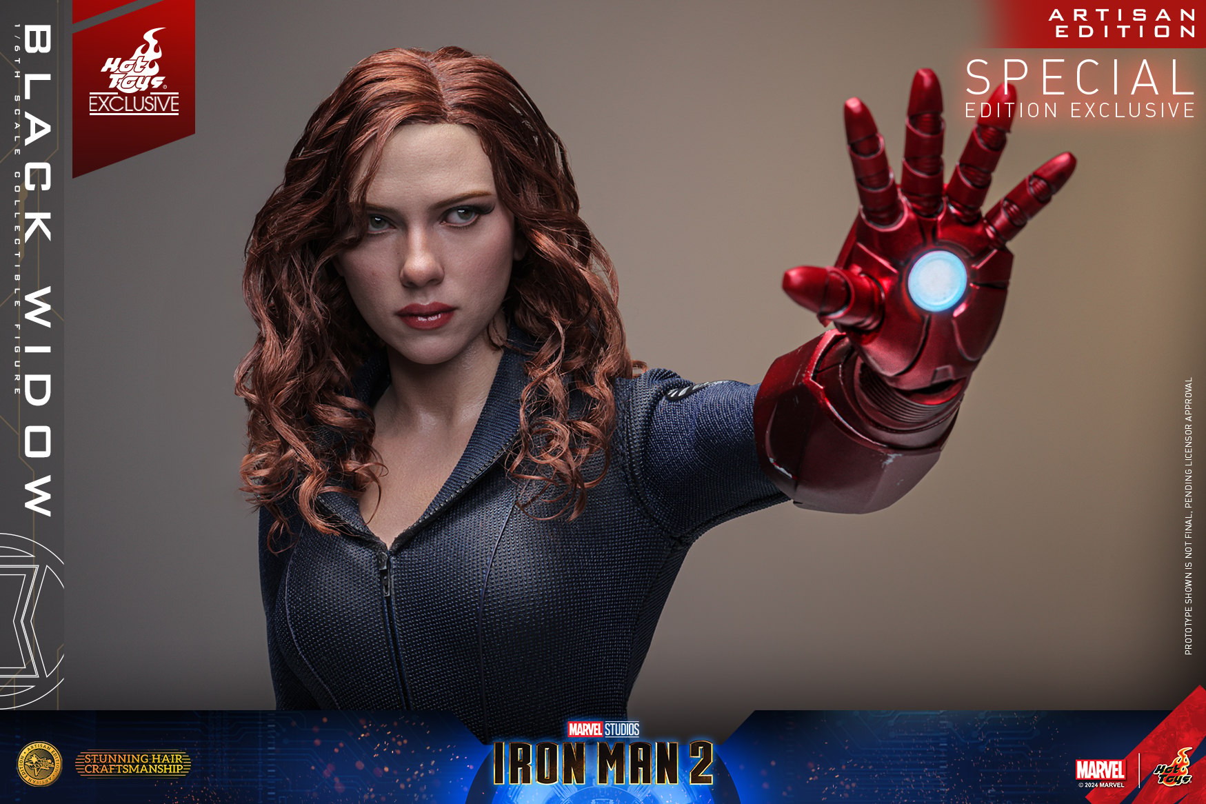 Marvel Black Widow (Artisan Edition) (Special Edition) Sixth Scale Figure  (Prototype Shown) View 3