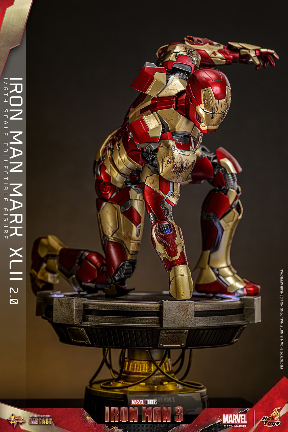 Hot Toys 1/6 Iron Man Mark XLII (2.0) Figure