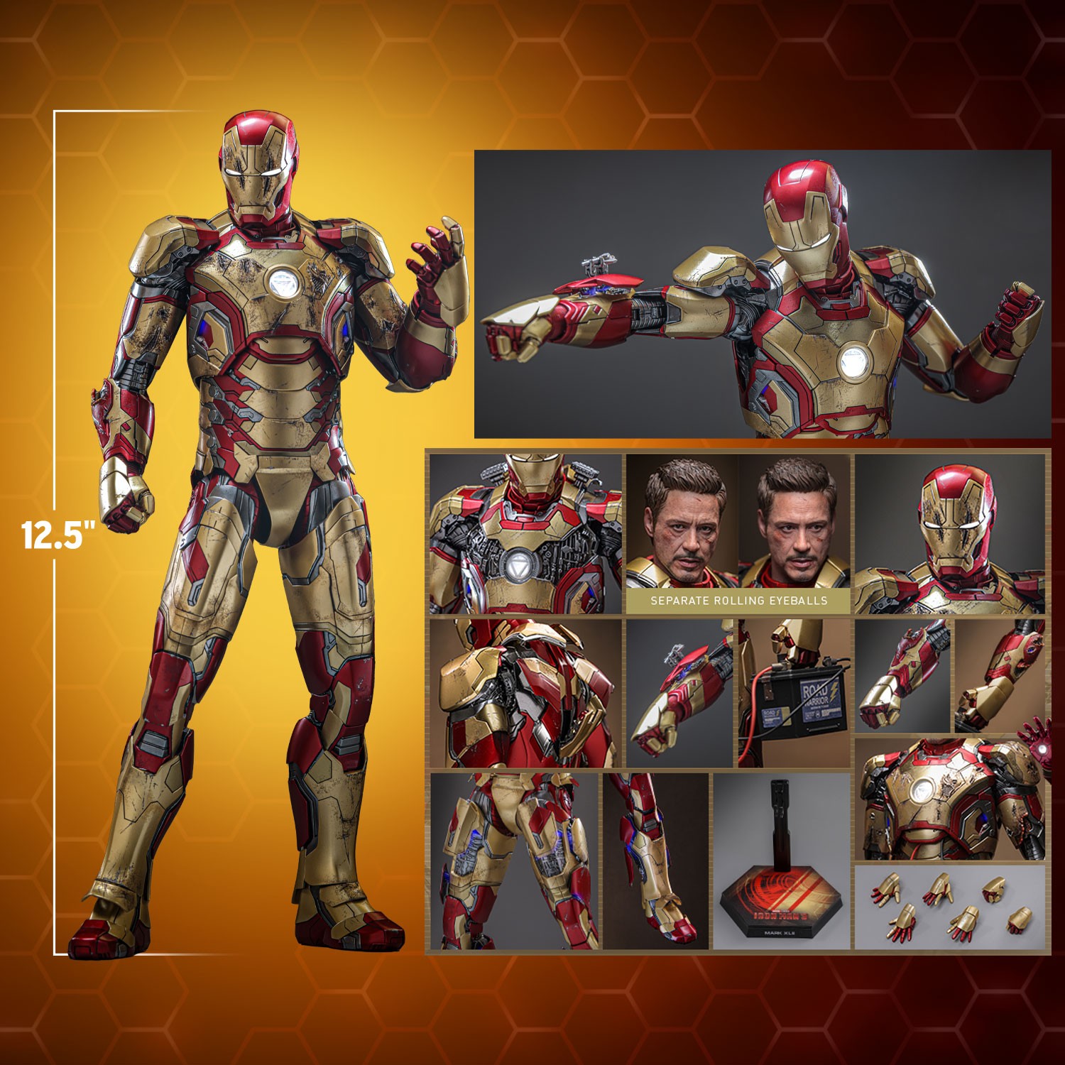 Iron Man Mark XLII (2.0) Sixth Scale Figure by Hot Toys