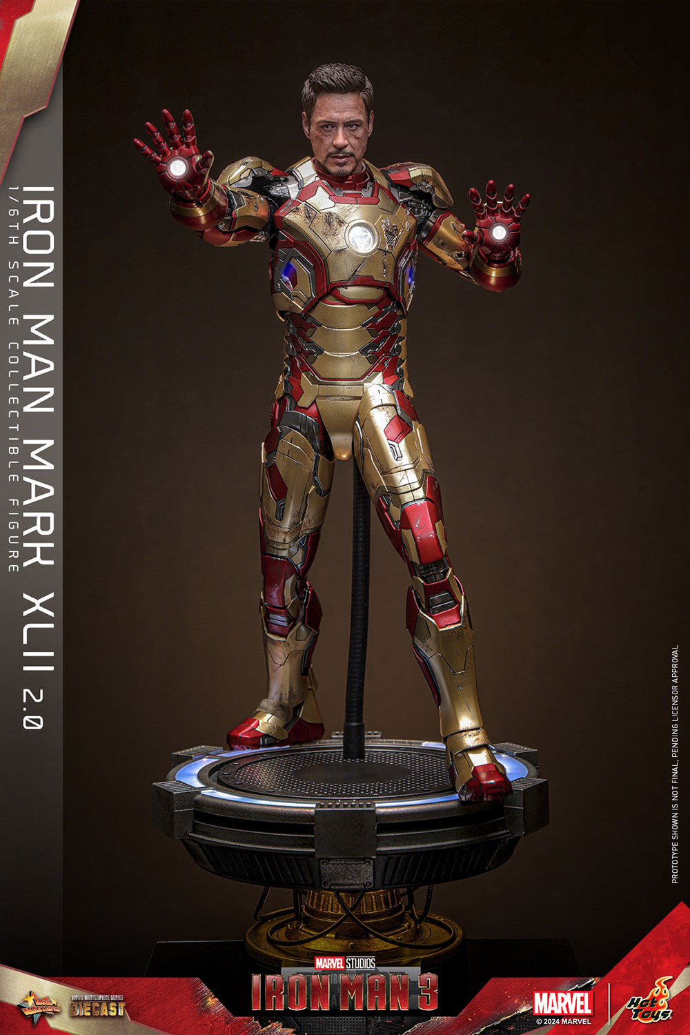 Marvel Iron Man Mark XLII (2.0) (Special Edition) Sixth Scale Figure  (Prototype Shown) View 9