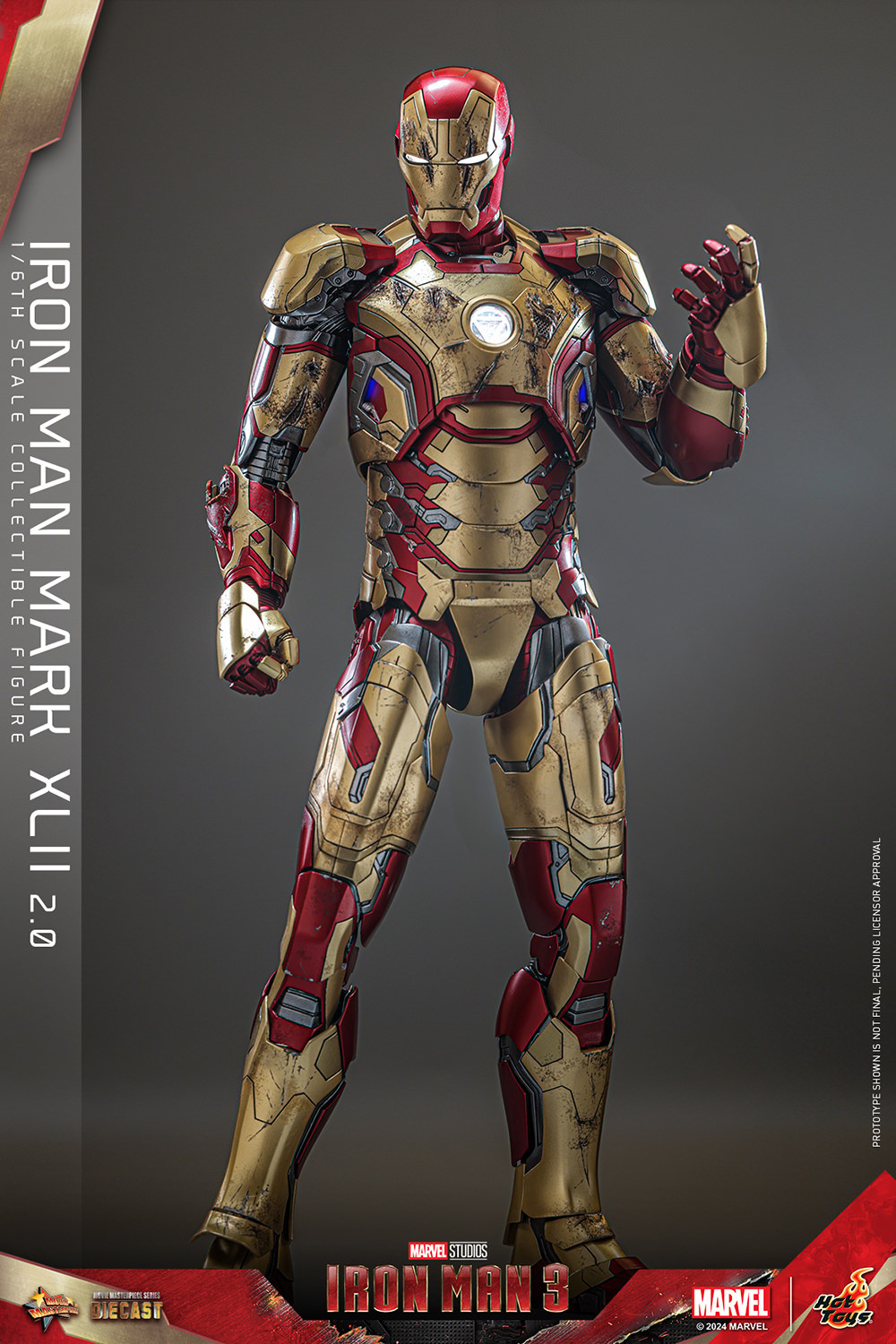 Marvel Iron Man Mark XLII (2.0) (Special Edition) Sixth Scale Figure  (Prototype Shown) View 13