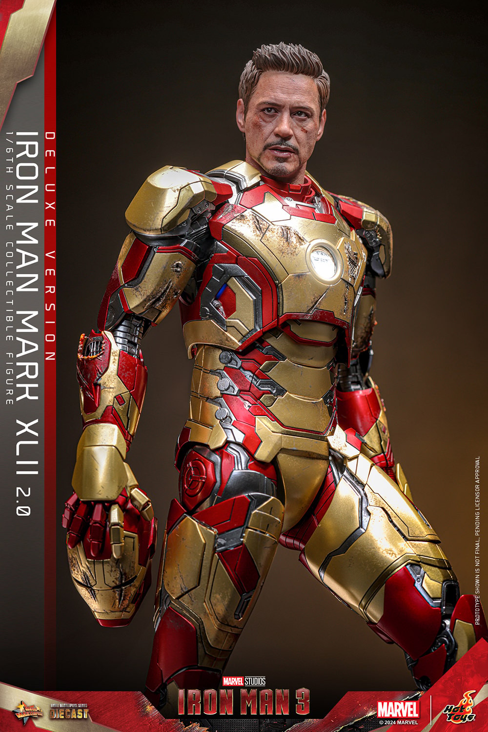 Marvel Iron Man Mark XLII (2.0) Deluxe Sixth Scale Figure  (Prototype Shown) View 10