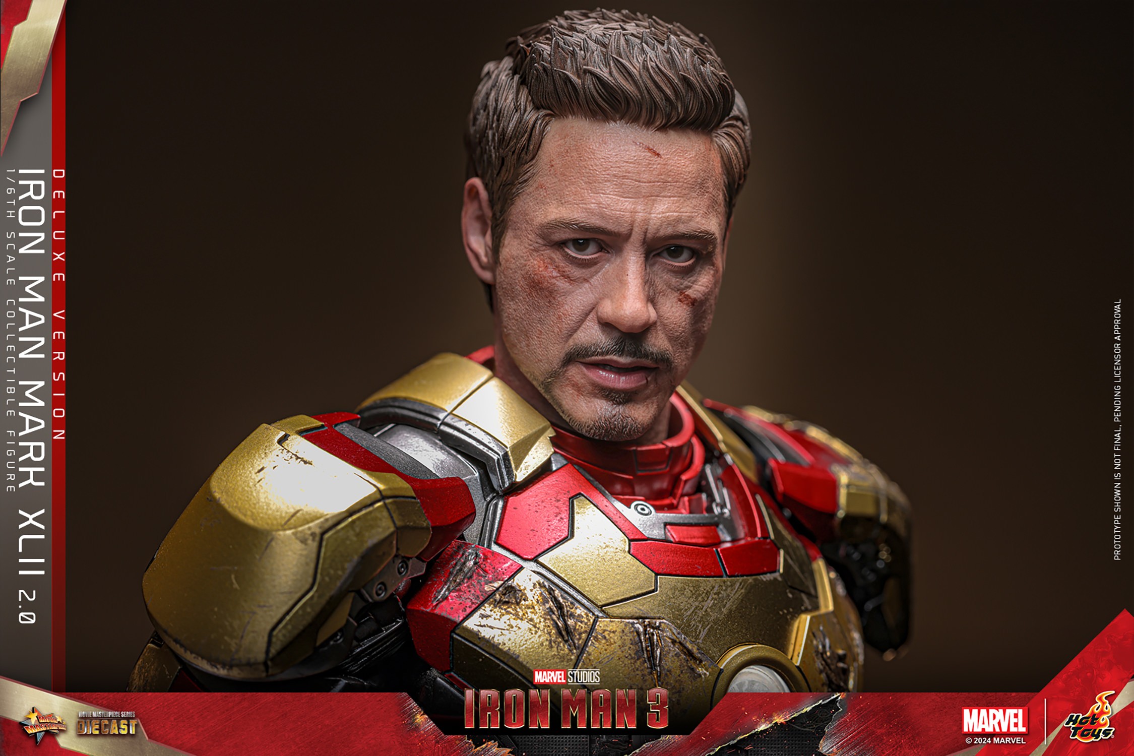 Marvel Iron Man Mark XLII (2.0) Deluxe Sixth Scale Figure  (Prototype Shown) View 16