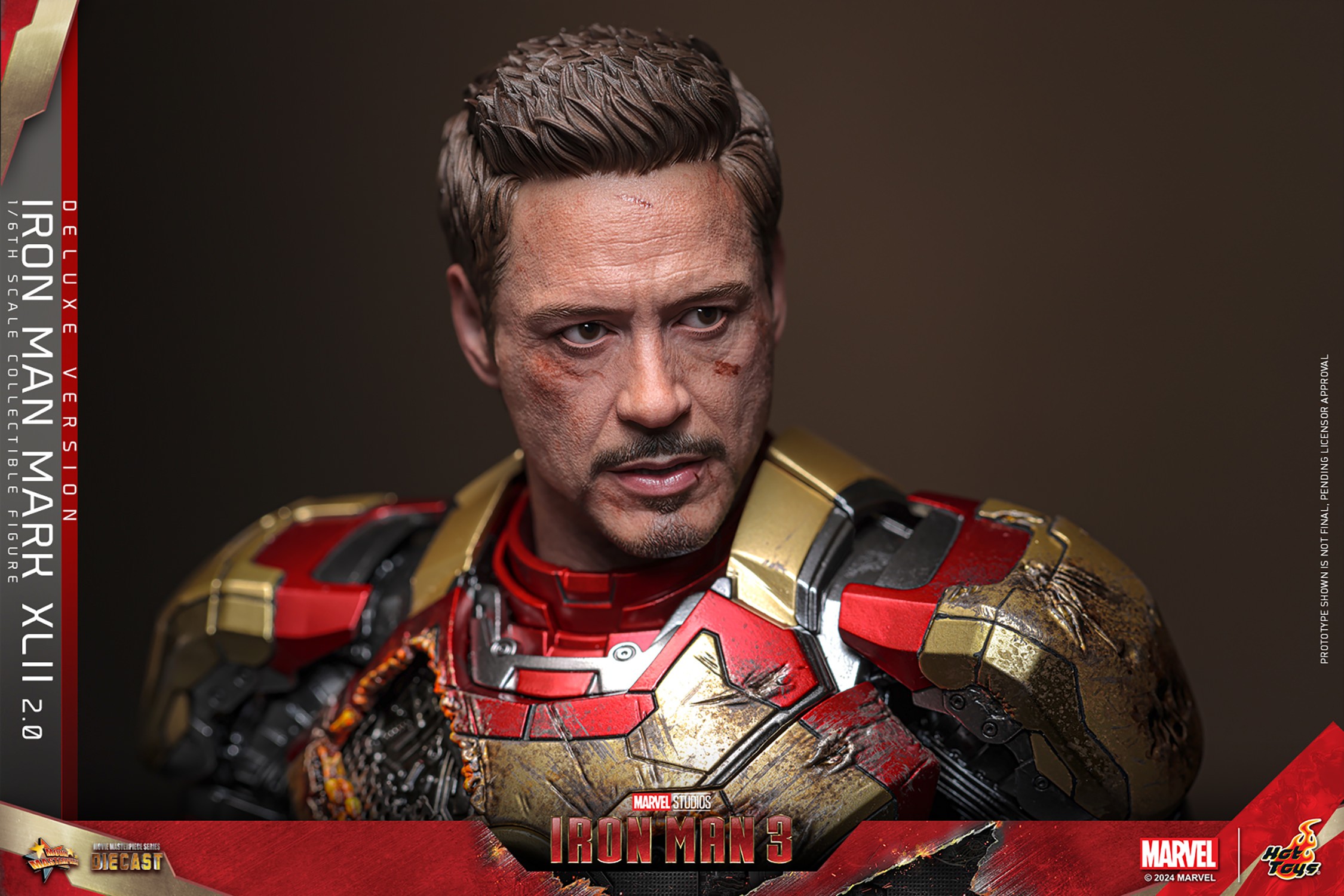 Marvel Iron Man Mark XLII (2.0) (Deluxe Version) (Special Edition) Sixth Scale Figure  (Prototype Shown) View 8