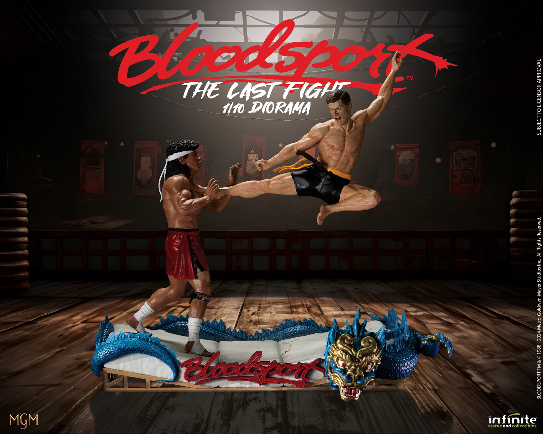 Bloodsport The Last Fight Diorama  (Prototype Shown) View 6