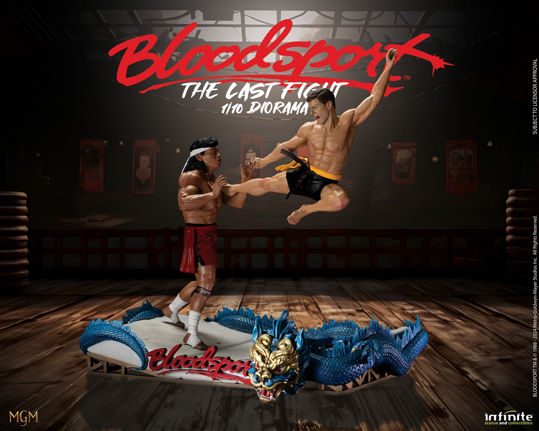 Bloodsport The Last Fight Diorama  (Prototype Shown) View 7