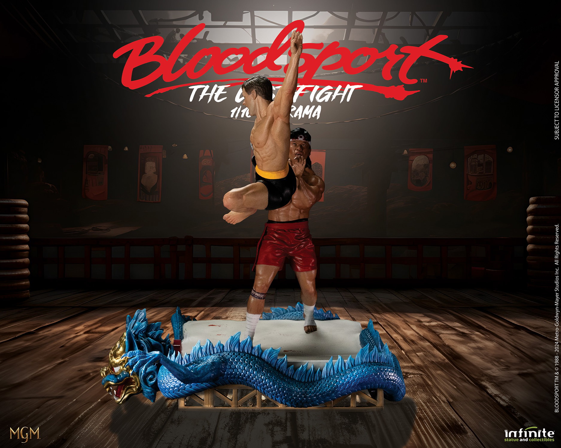 Bloodsport The Last Fight Diorama  (Prototype Shown) View 9