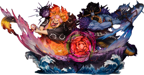 One Piece Big Mom & Kaido with Hakai Statues  Collector Edition (Prototype Shown) View 16