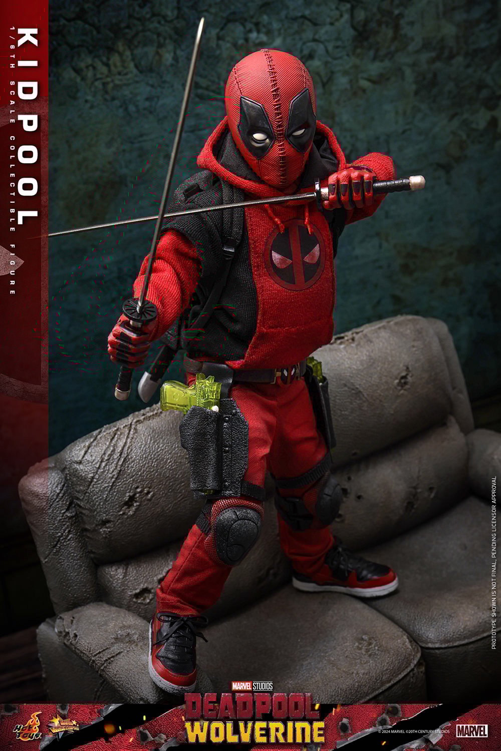キッドプール　ホットトイズ Deadpool vs Wolverine IN STOCK New Hot Toys 1/6 MMS763 Deadpool & Wolverine