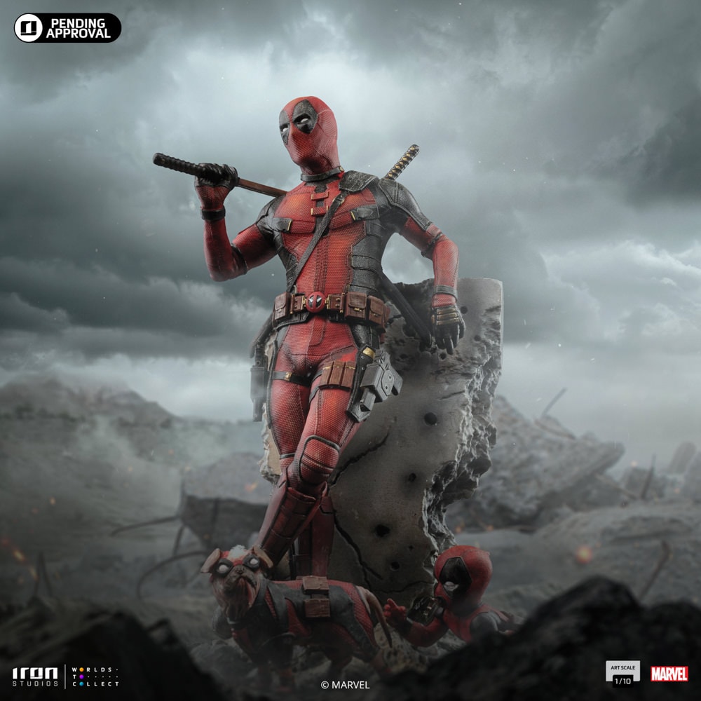 Deadpool 1:10 Art Scale Statue by Iron Studios | Sideshow