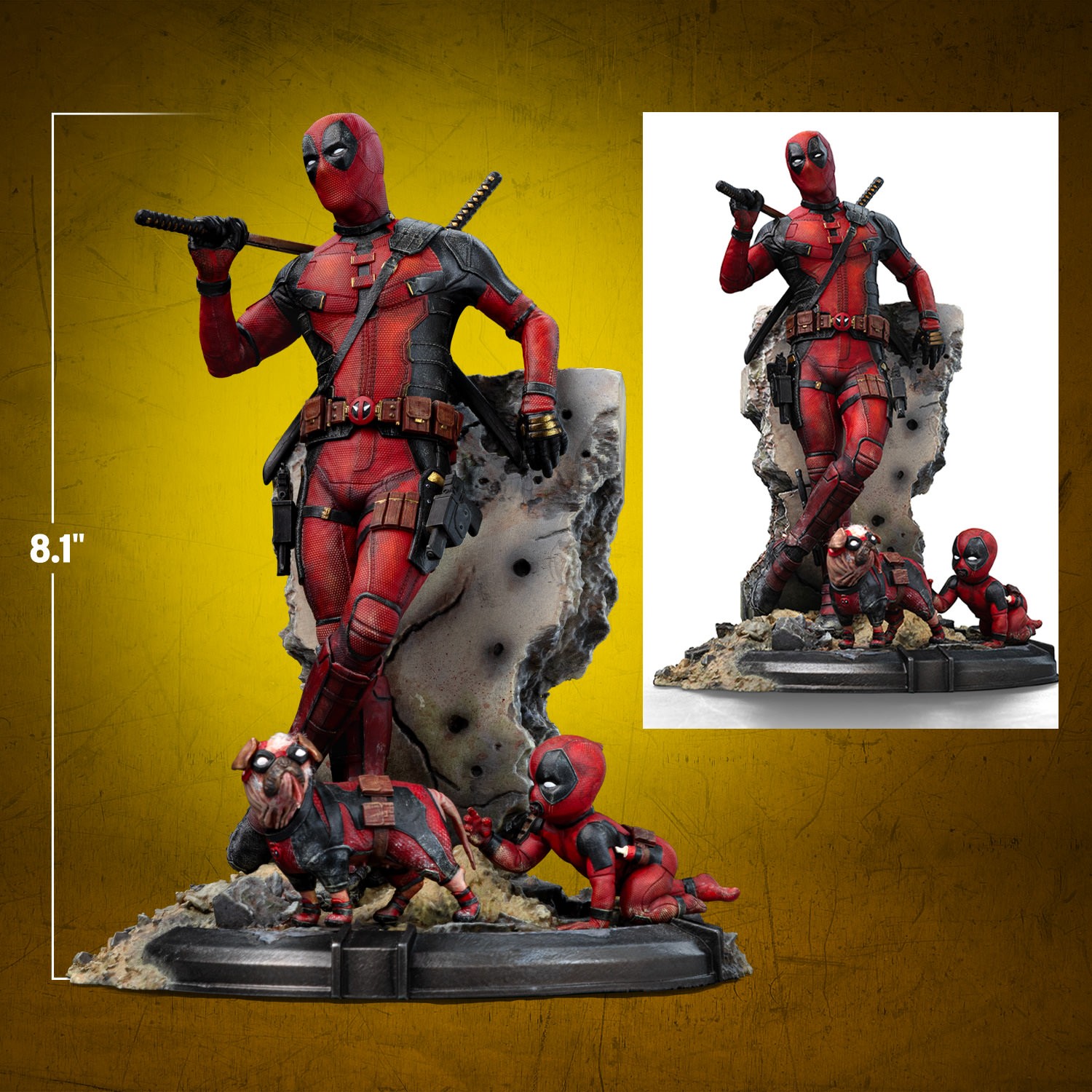 Deadpool 1:10 Art Scale Statue by Iron Studios | Sideshow