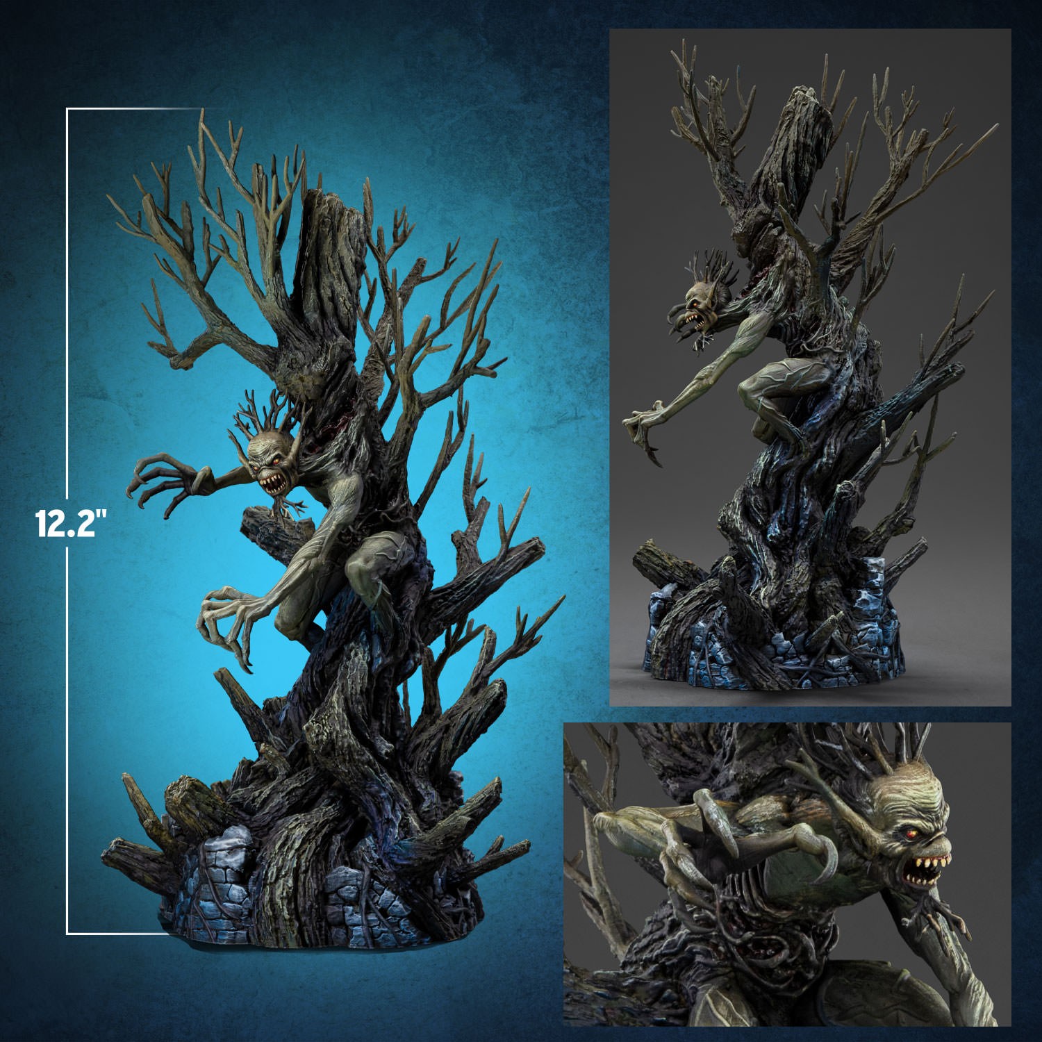 Fear of the Dark Eddie Deluxe 1:10 Scale Statue by Iron Fear of the Dark Eddie Deluxe 1:10 Scale Statue by Iron