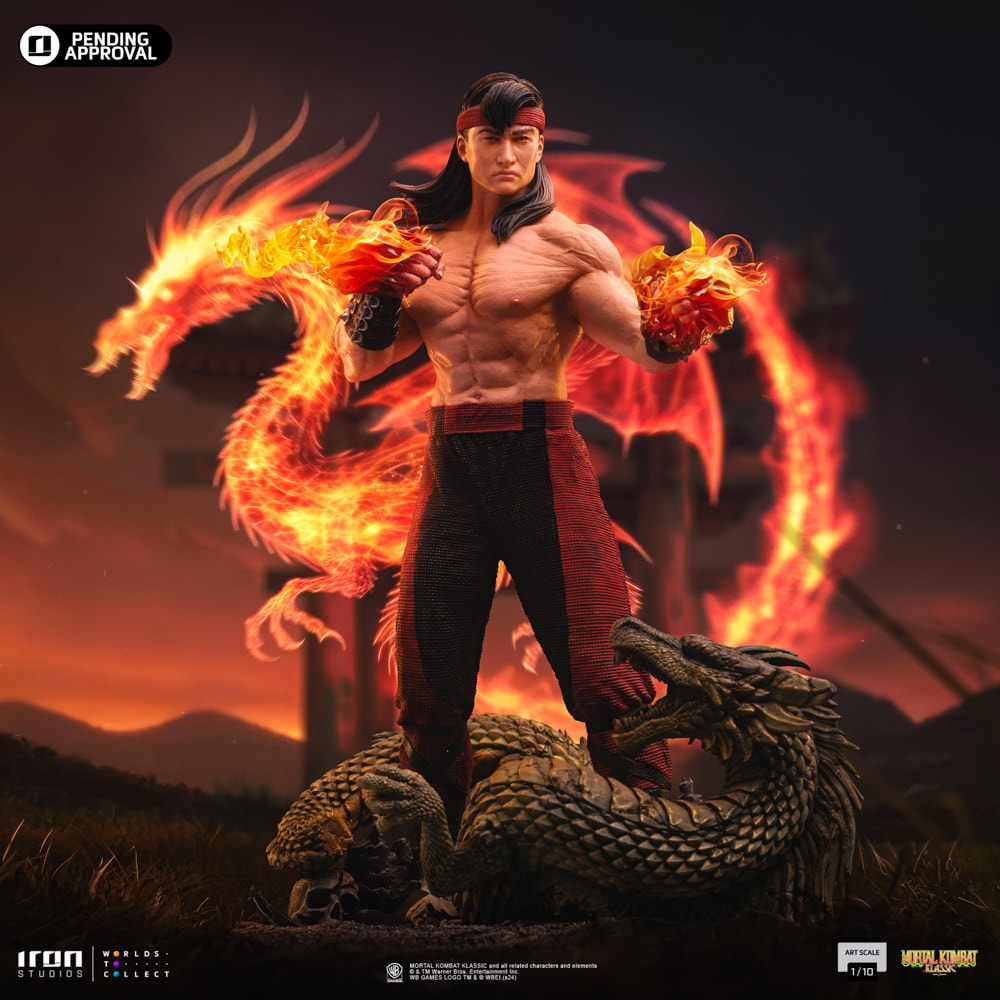 Mortal Kombat Liu Kang 1:10 Scale Statue  (Prototype Shown) View 1