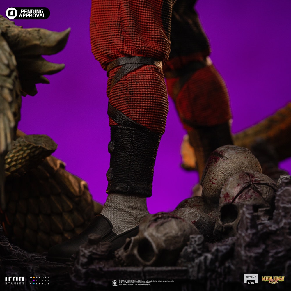 Mortal Kombat Liu Kang 1:10 Scale Statue  (Prototype Shown) View 10