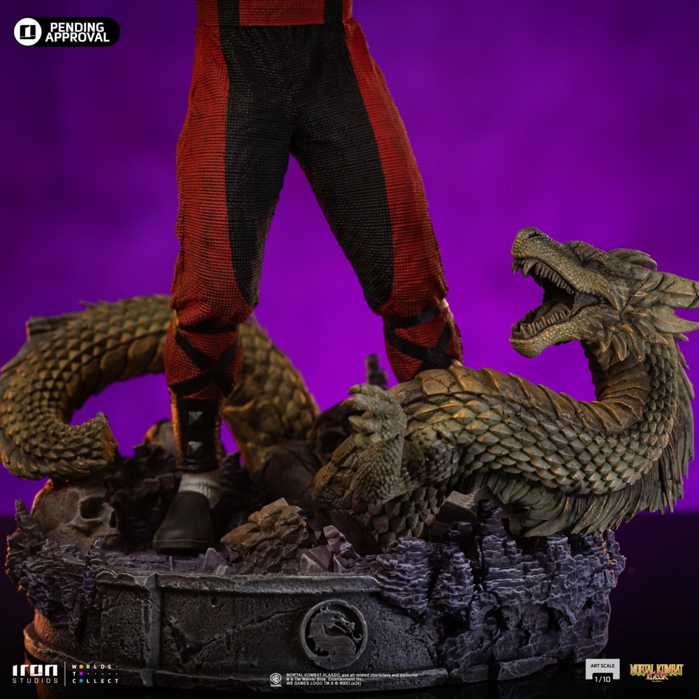 Mortal Kombat Liu Kang 1:10 Scale Statue  (Prototype Shown) View 4