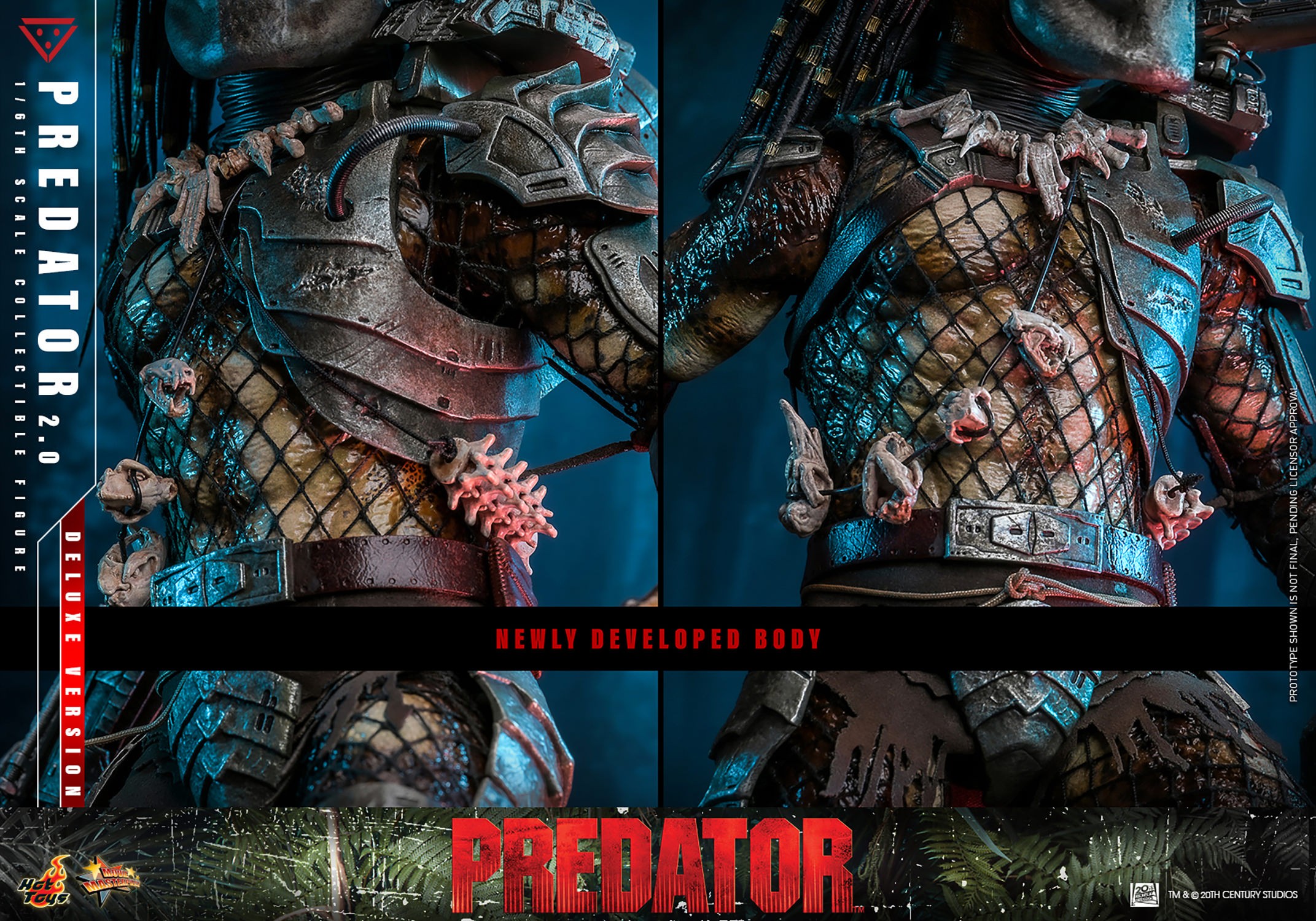 Predator Predator (2.0) Deluxe Version Sixth Scale Figure  (Prototype Shown) View 9