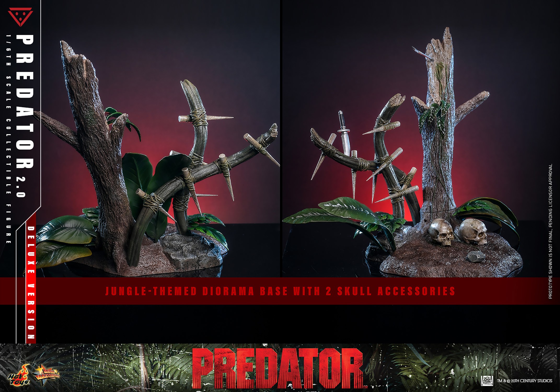 Predator Predator (2.0) Deluxe Version Sixth Scale Figure  (Prototype Shown) View 10