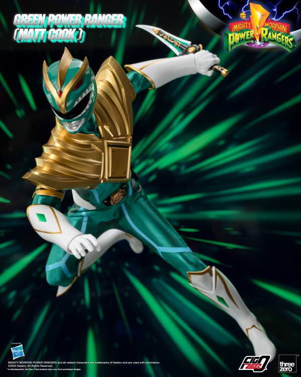 Mighty Morphin Power Rangers Green Power Ranger (Matt Cook) PX Exclusive Sixth Scale Figure  (Prototype Shown) View 3
