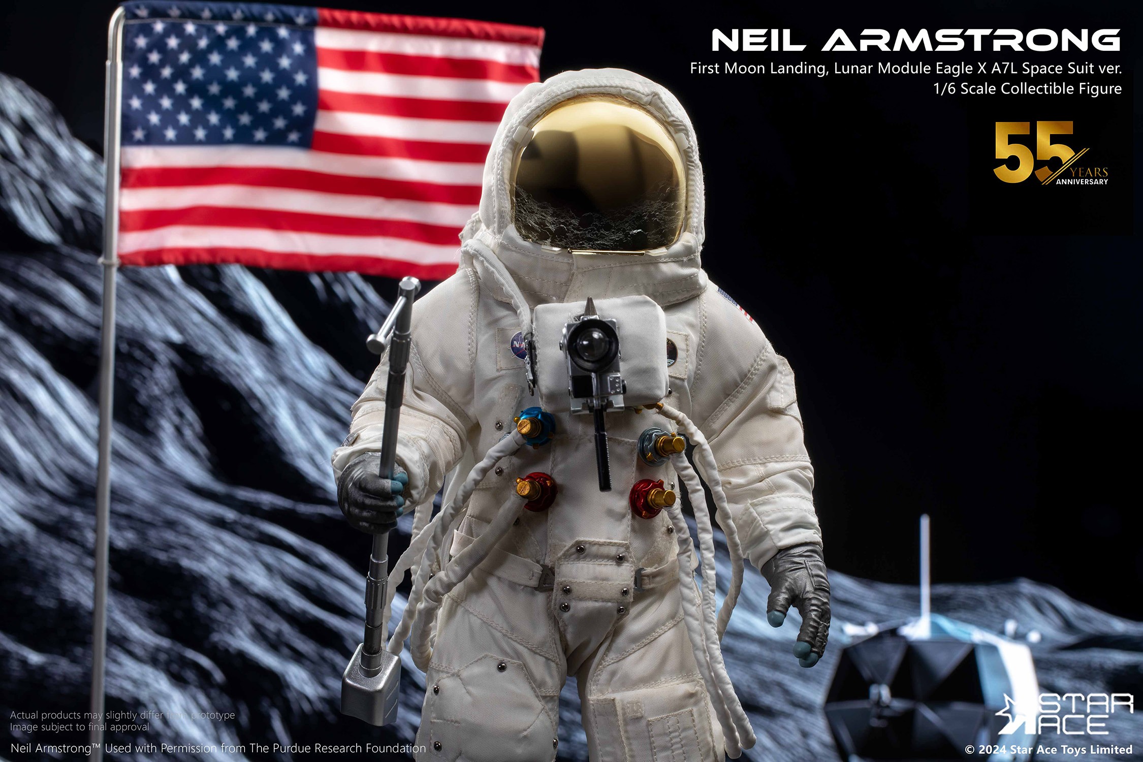 Apollo 11 Neil Armstrong Deluxe Sixth Scale Figure  (Prototype Shown) View 8