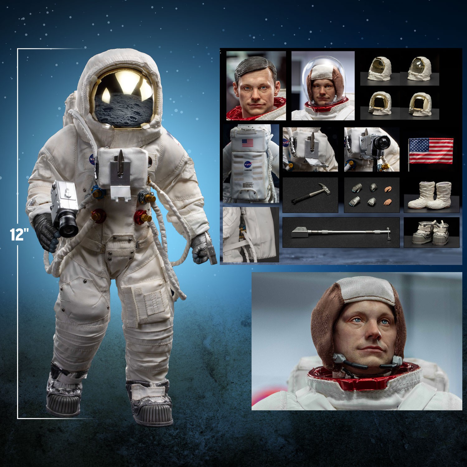 Neil Armstrong Deluxe Sixth Scale Figure by Star Ace Toys