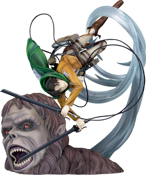 Attack on Titan Levi vs Beast Titan Collectible Figure  (Prototype Shown) View 12