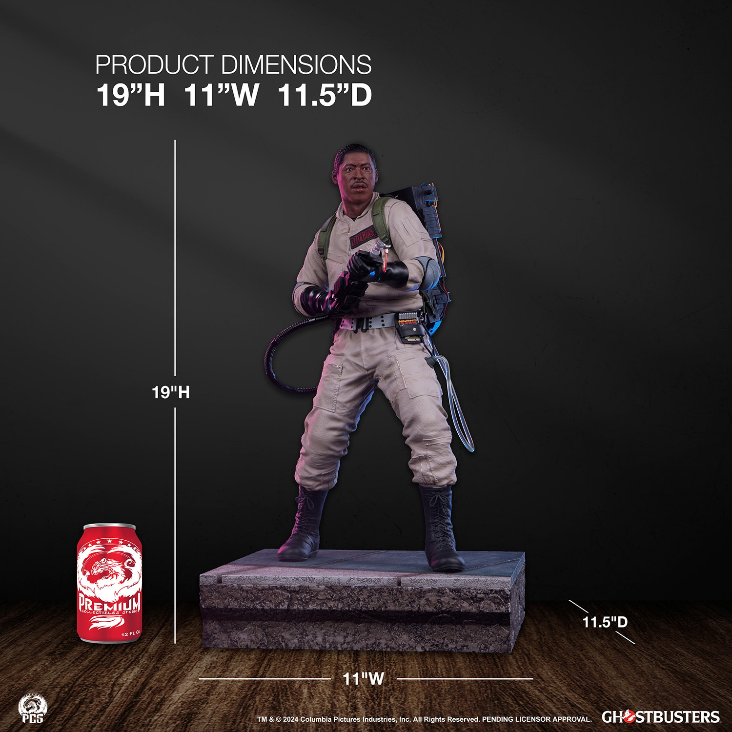 Ghostbusters Ghostbusters: Winston Deluxe Edition Quarter Scale Statue  (Prototype Shown) View 2