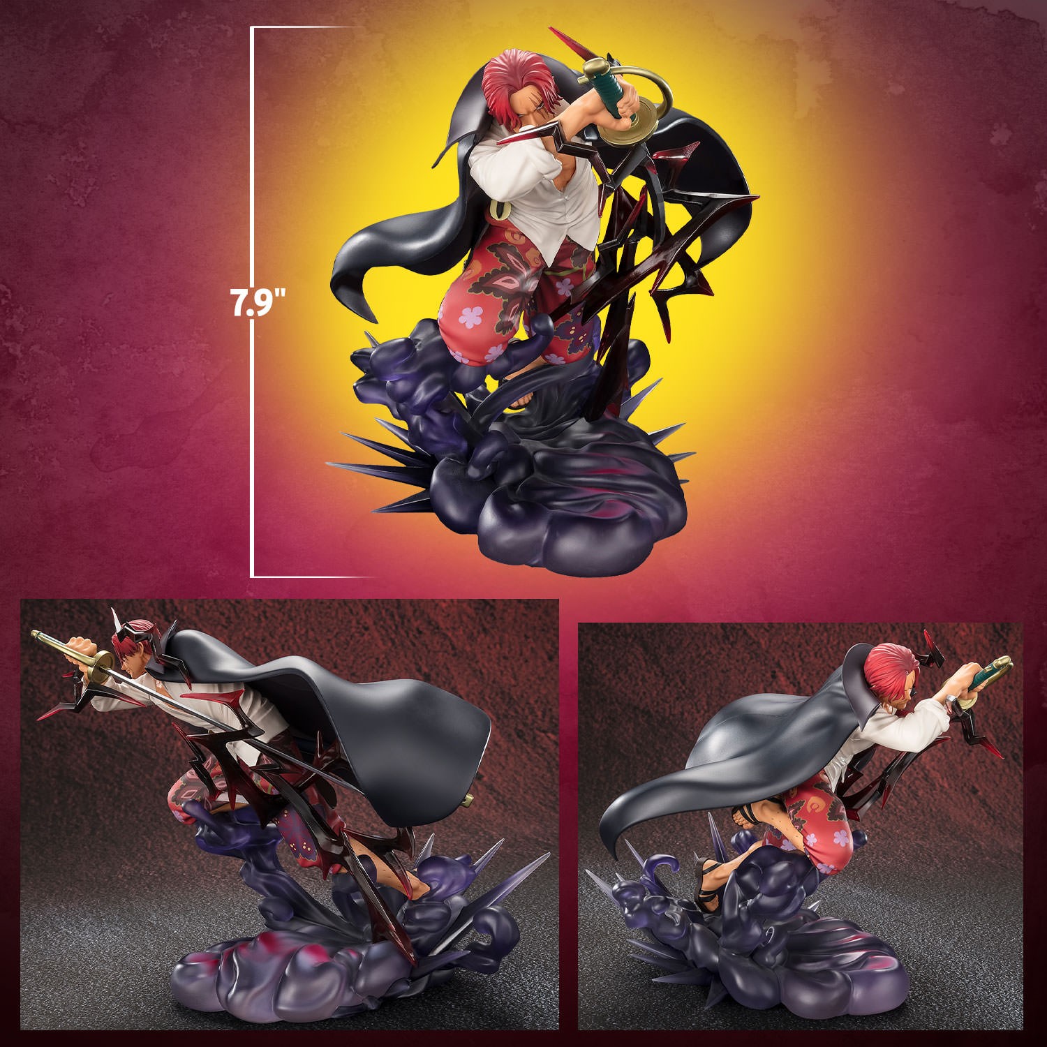 【新品・未開封品】SHANKS DIVINE DEPARTURE フィギュア Shanks - Divine Departure Collectible Figure by Tamashii