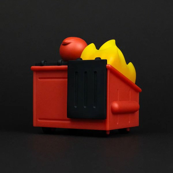 Marvel Deadpool Dumpster Fire Vinyl Collectible  (Prototype Shown) View 9