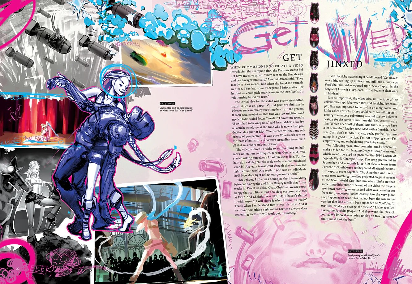 League of Legends The Art and Making of Arcane: Portfolio Edition Book  (Prototype Shown) View 8