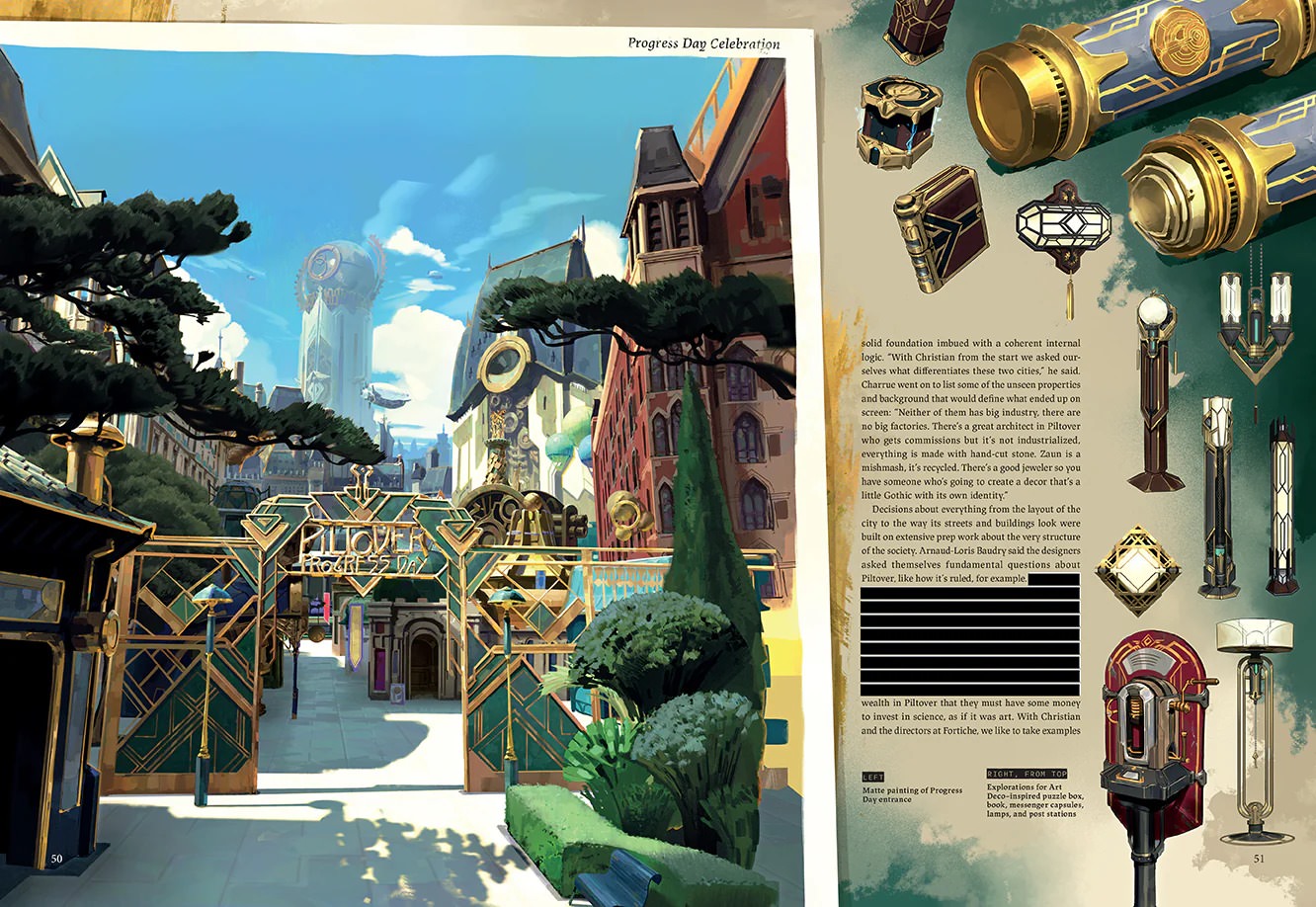 League of Legends The Art and Making of Arcane: Portfolio Edition Book  (Prototype Shown) View 10