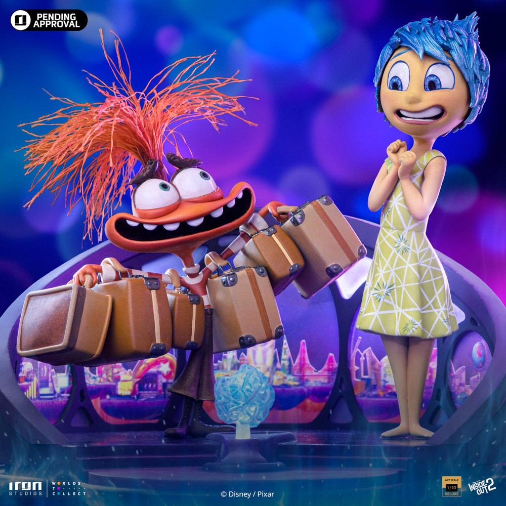 Disney Joy and Anxiety Deluxe 1:10 Scale Statue  (Prototype Shown) View 1