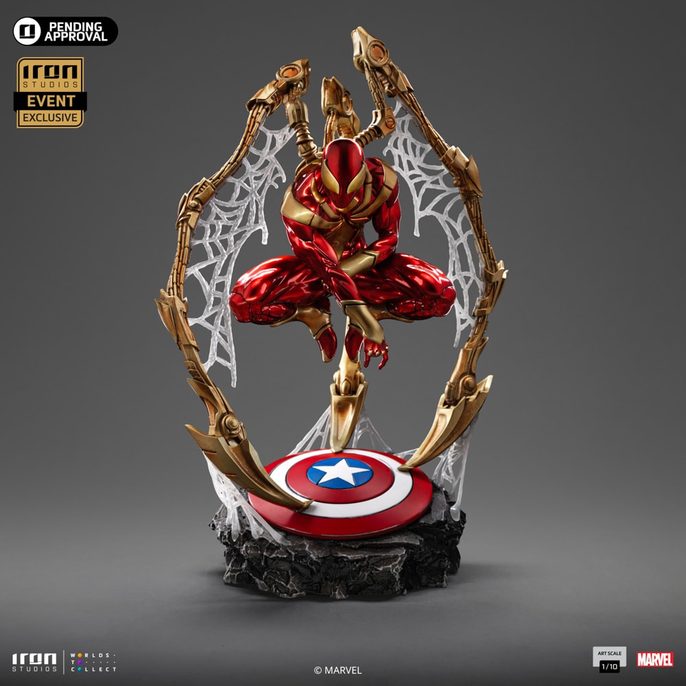 Iron Spider-Man 1:10 Art Scale Statue by Iron Studios | Sideshow