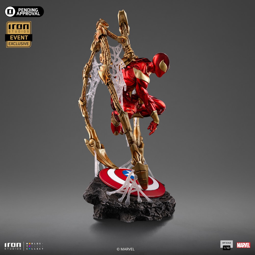 Iron Spider-Man 1:10 Art Scale Statue by Iron Studios