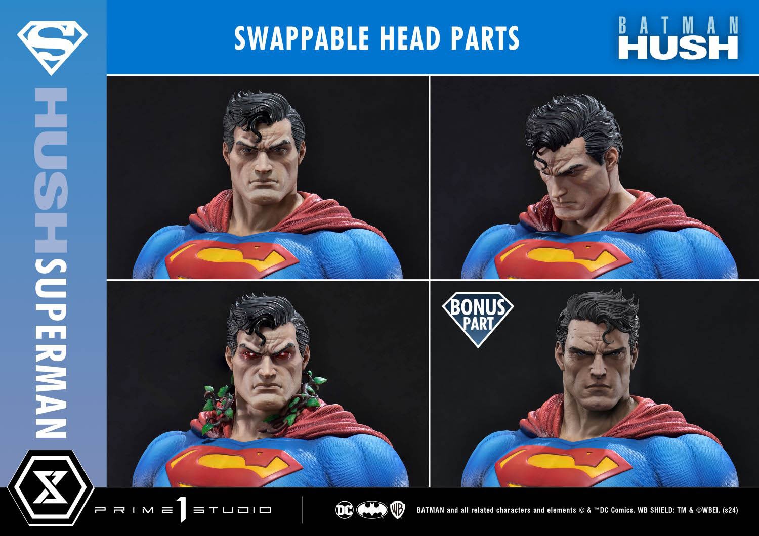 DC Comics Superman (Bonus Version) Quarter Scale Statue  (Prototype Shown) View 8