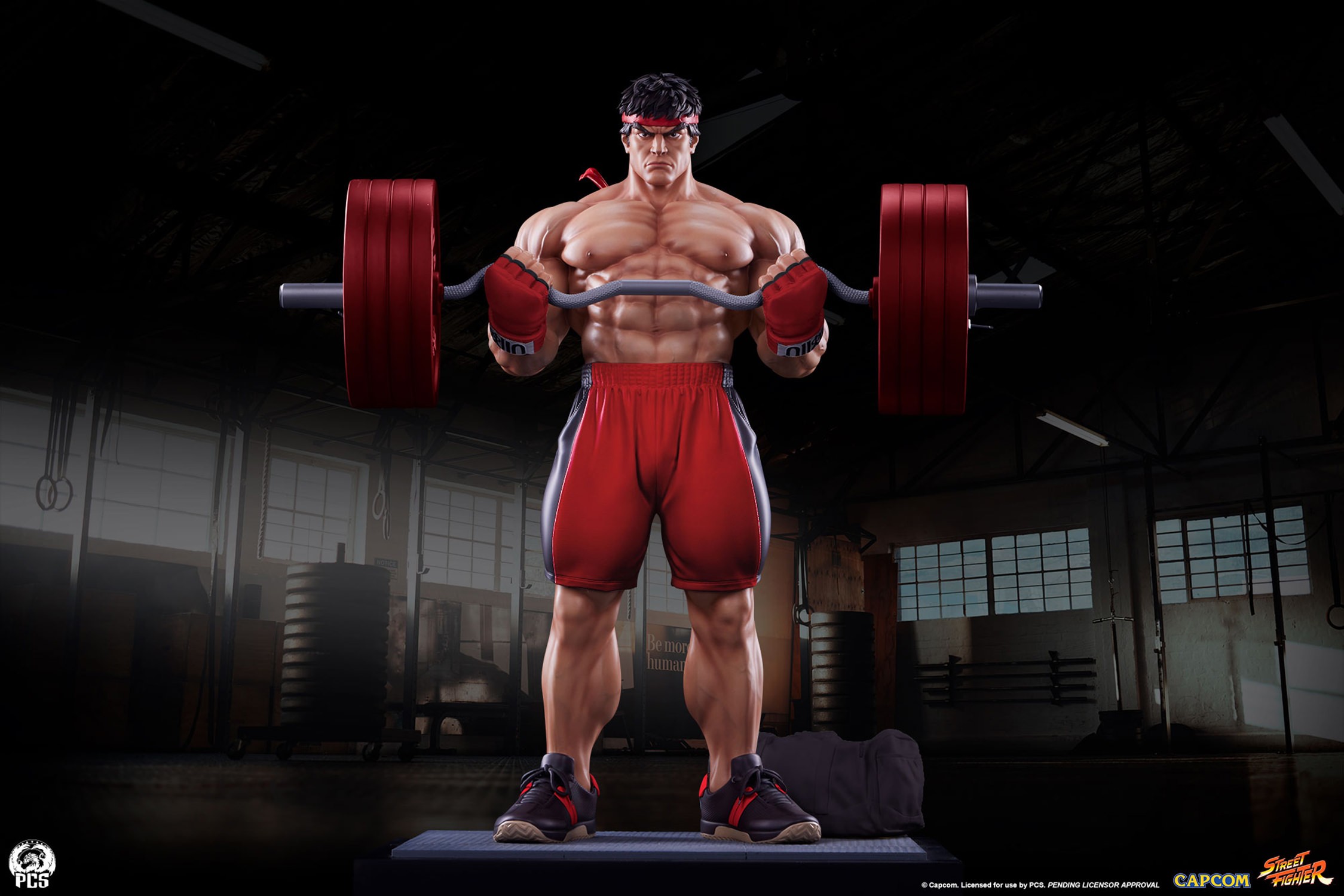 Street Fighter Ryu: Powerlifting Quarter Scale Statue  Collector Edition (Prototype Shown) View 3