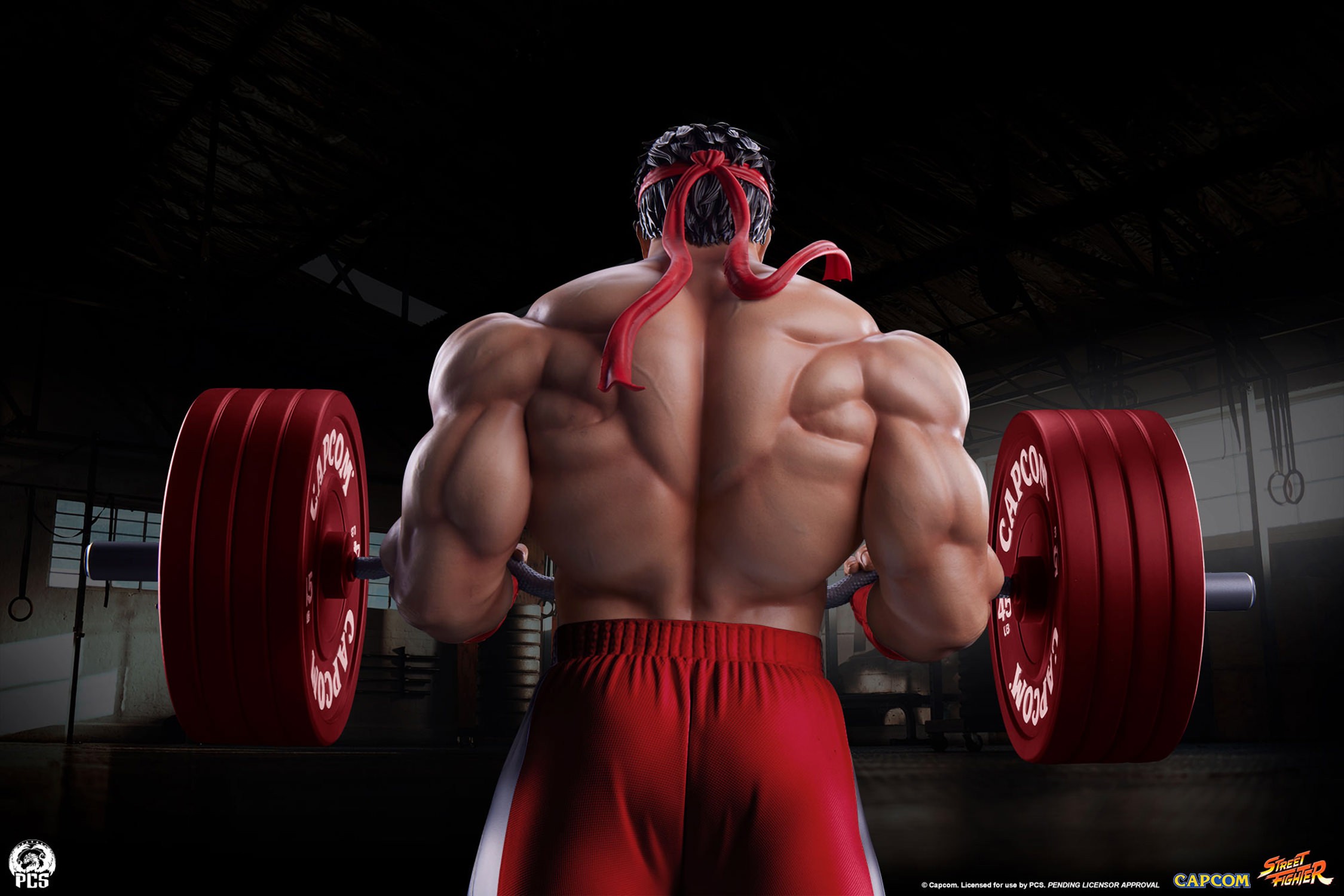 Street Fighter Ryu: Powerlifting Quarter Scale Statue  Collector Edition (Prototype Shown) View 4