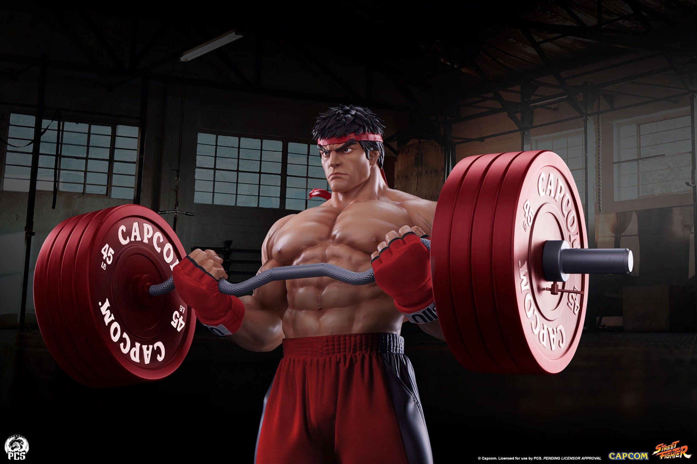 Street Fighter Ryu: Powerlifting Quarter Scale Statue  Collector Edition (Prototype Shown) View 6