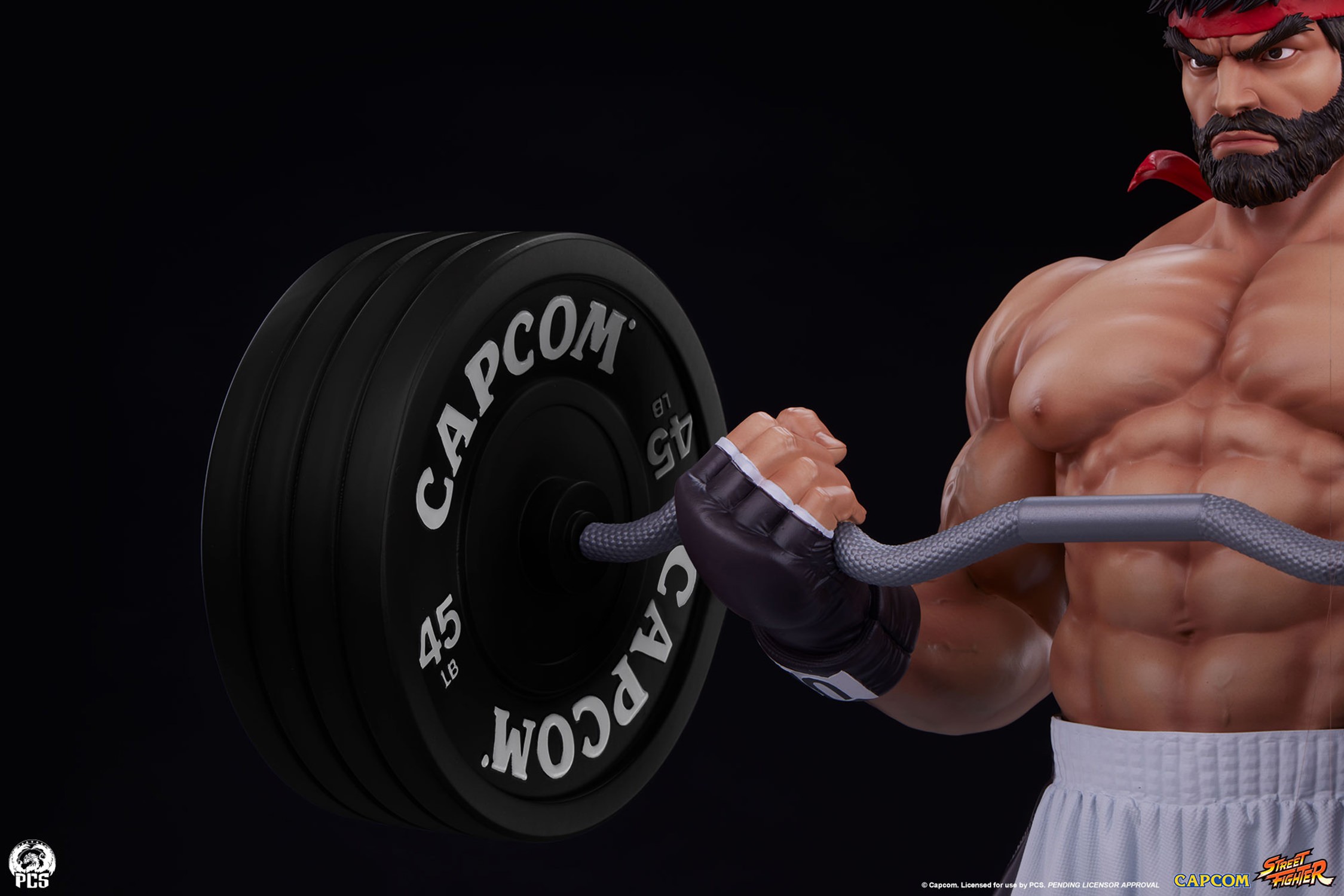 Street Fighter Ryu: Powerlifting (Battle Edition) Quarter Scale Statue  (Prototype Shown) View 13