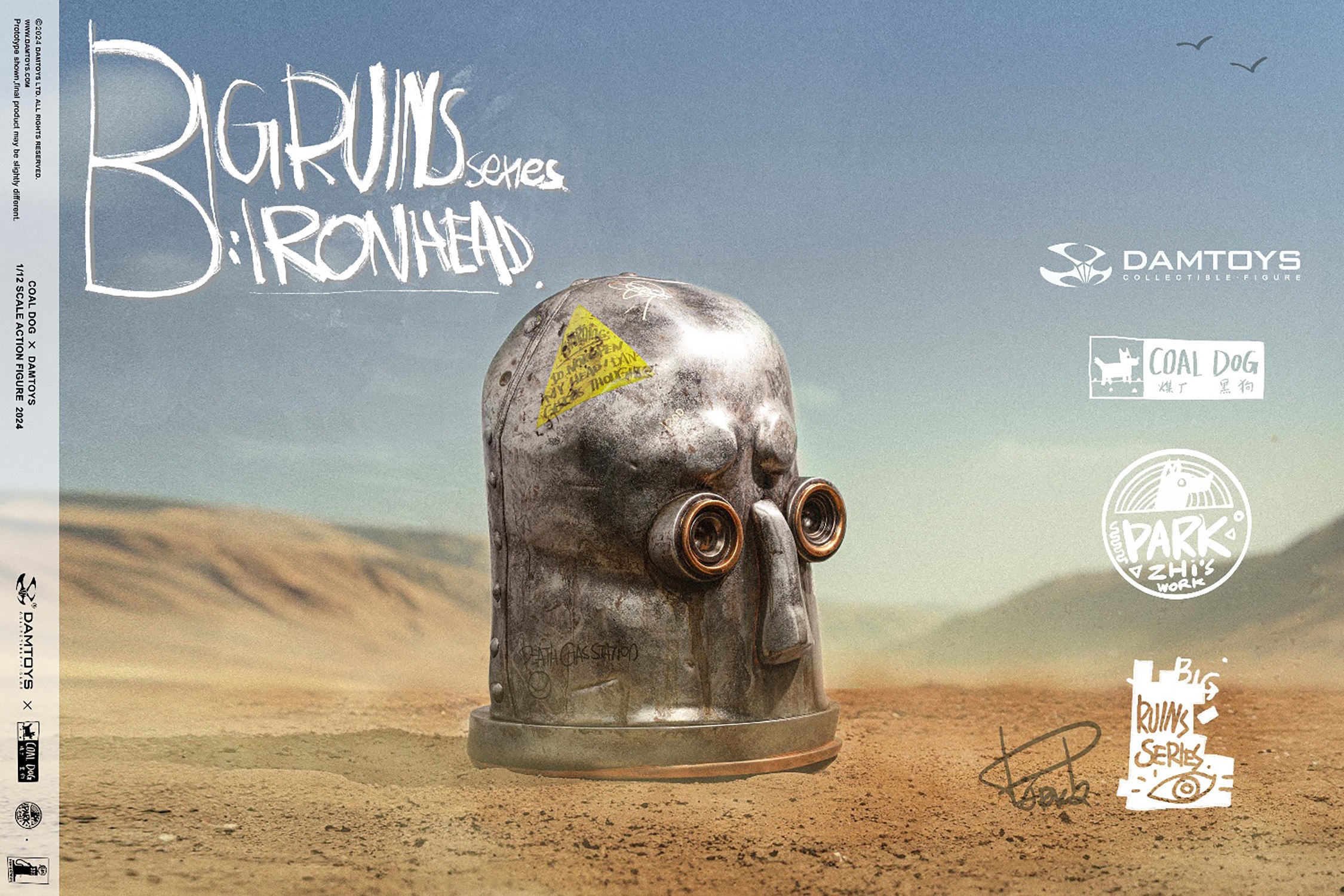 Big Head Tony Collectible Figure by Damtoys and Coal Dog